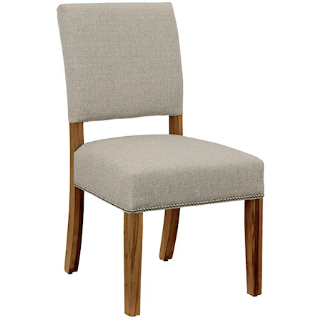 Casual Upholstered Dining Side Chair